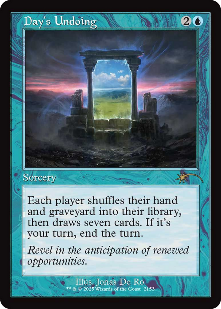 Day's Undoing (Retro Frame) [Secret Lair Drop Series] MTG Single Magic: The Gathering | Red Claw Gaming