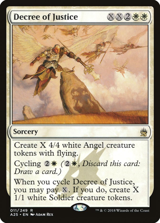 Decree of Justice [Masters 25] MTG Single Magic: The Gathering | Red Claw Gaming