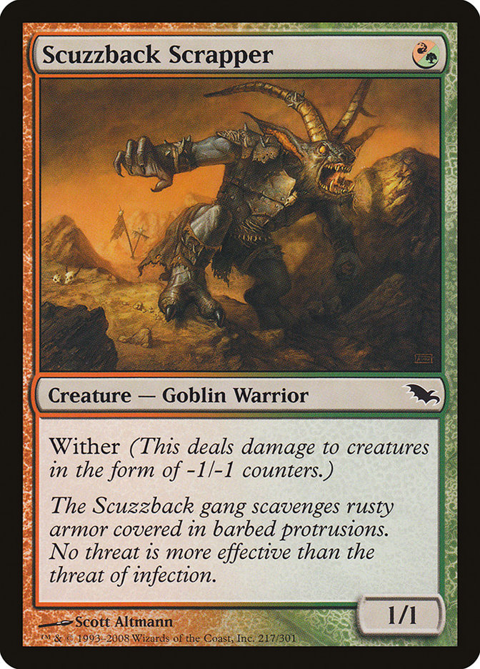 Scuzzback Scrapper [Shadowmoor] MTG Single Magic: The Gathering | Red Claw Gaming