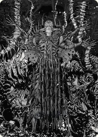 Nissa, Ascended Animist Art Card [Phyrexia: All Will Be One Art Series] MTG Single Magic: The Gathering | Red Claw Gaming