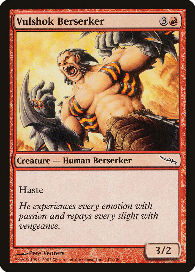 Vulshok Berserker [Mirrodin] MTG Single Magic: The Gathering | Red Claw Gaming