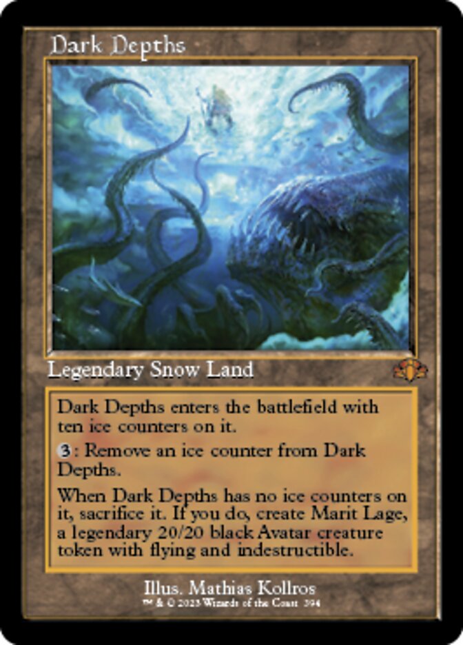 Dark Depths (Retro) [Dominaria Remastered] MTG Single Magic: The Gathering | Red Claw Gaming
