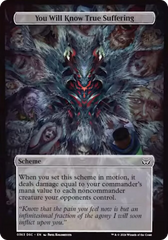 You Will Know True Suffering (Full Art) [Duskmourn: Archenemy] MTG Single Magic: The Gathering    | Red Claw Gaming