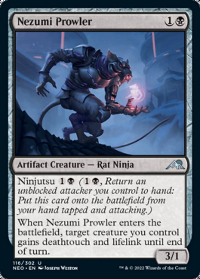 Nezumi Prowler [Kamigawa: Neon Dynasty] MTG Single Magic: The Gathering    | Red Claw Gaming