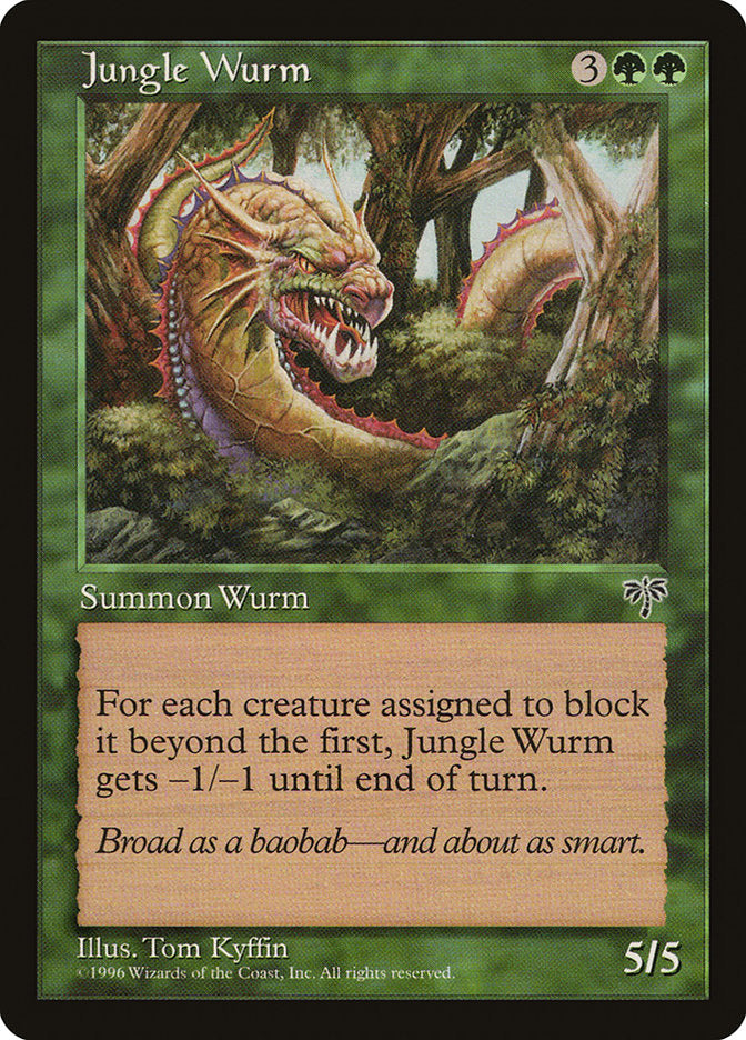 Jungle Wurm [Mirage] MTG Single Magic: The Gathering | Red Claw Gaming