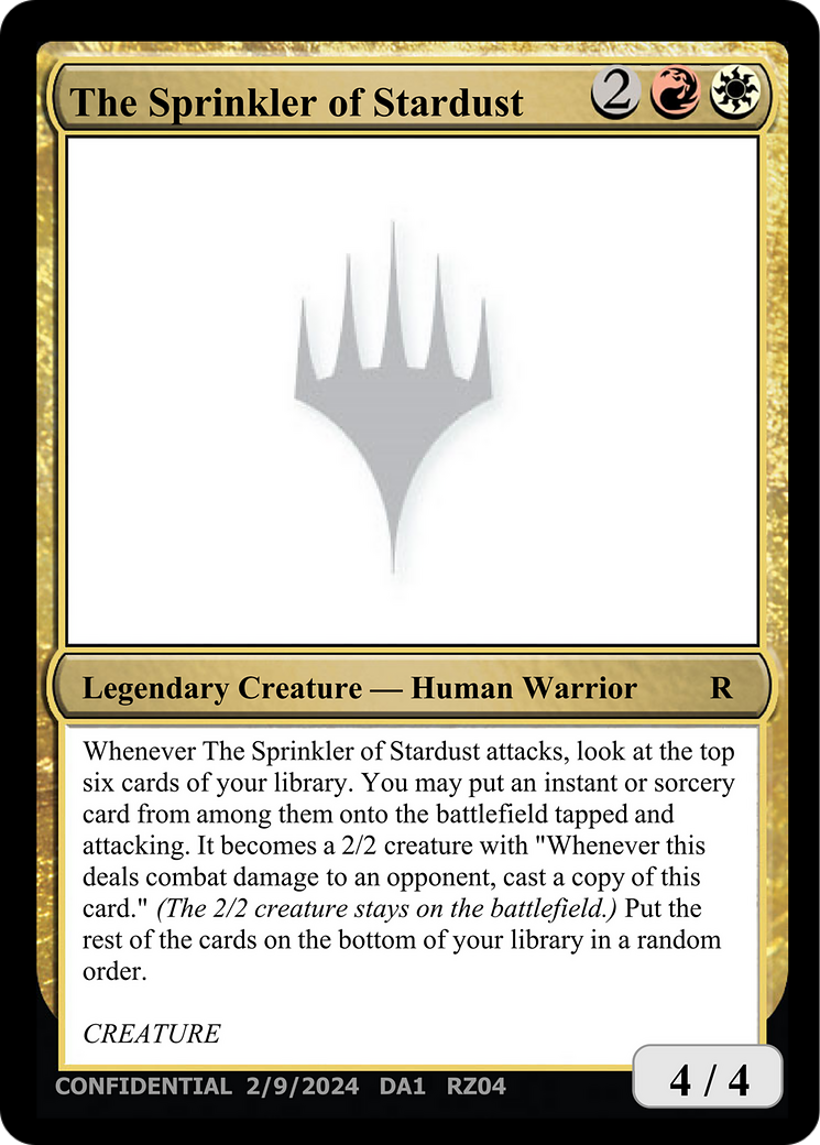 The Sprinkler of Stardust [Unknown Event] MTG Single Magic: The Gathering | Red Claw Gaming