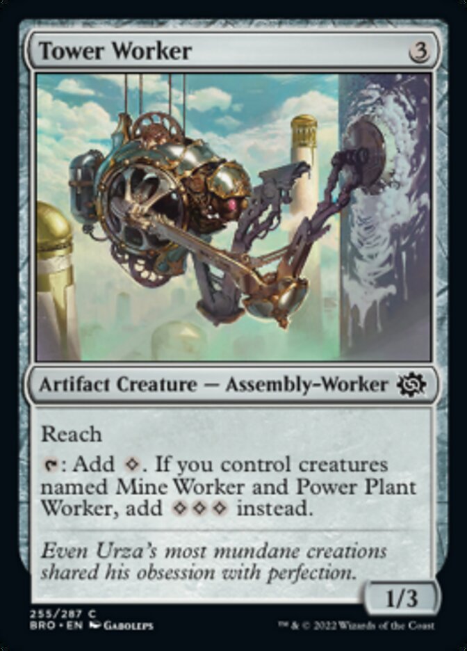 Tower Worker [The Brothers' War] MTG Single Magic: The Gathering | Red Claw Gaming