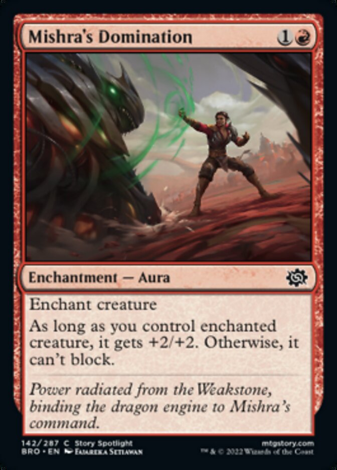 Mishra's Domination [The Brothers' War] MTG Single Magic: The Gathering | Red Claw Gaming