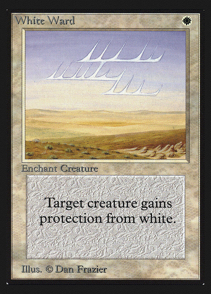 White Ward [International Collectors' Edition] MTG Single Magic: The Gathering | Red Claw Gaming