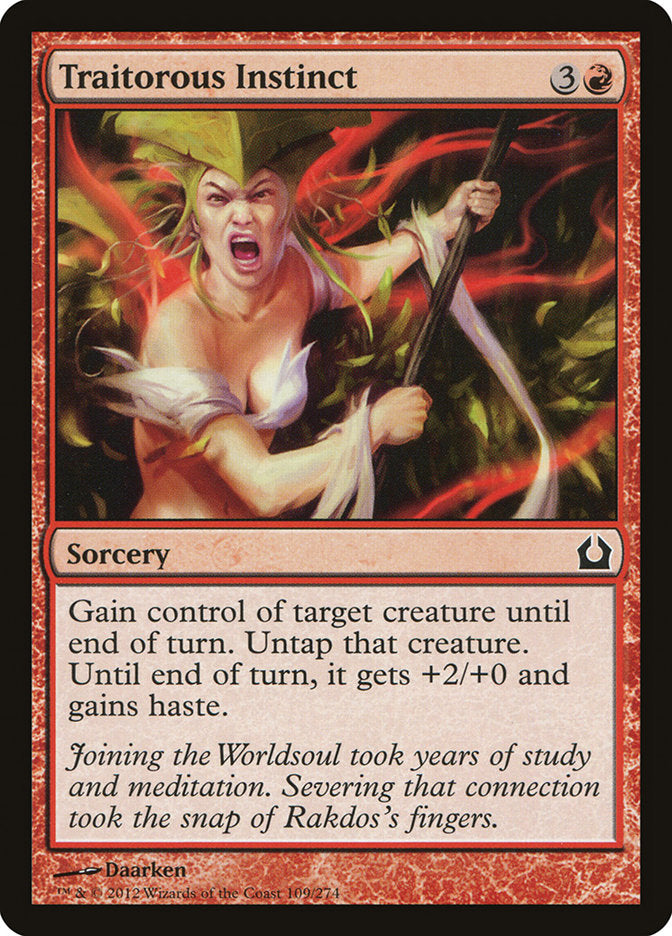 Traitorous Instinct [Return to Ravnica] MTG Single Magic: The Gathering | Red Claw Gaming