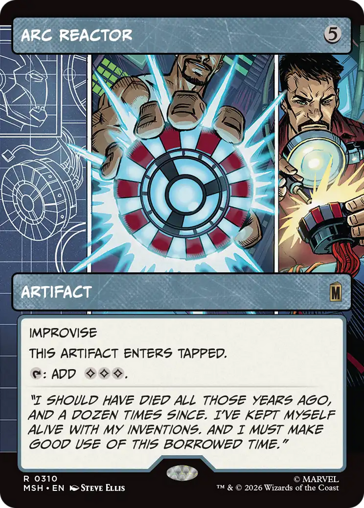 Arc Reactor (Borderless) [Marvel Super Heroes] | Red Claw Gaming