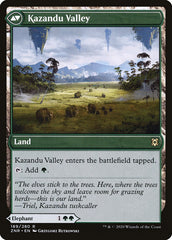 Kazandu Mammoth // Kazandu Valley [Zendikar Rising] MTG Single Magic: The Gathering | Red Claw Gaming
