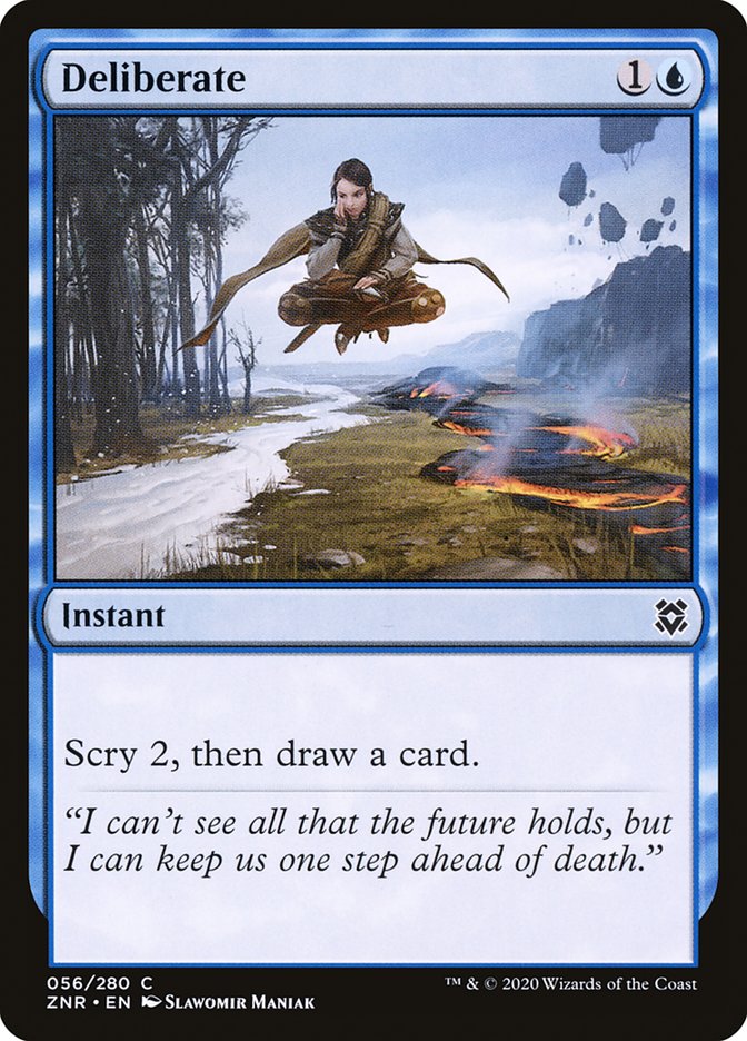 Deliberate [Zendikar Rising] MTG Single Magic: The Gathering | Red Claw Gaming
