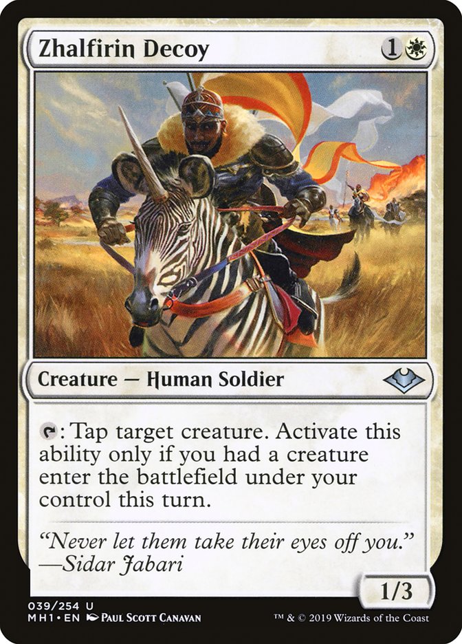 Zhalfirin Decoy [Modern Horizons] MTG Single Magic: The Gathering    | Red Claw Gaming