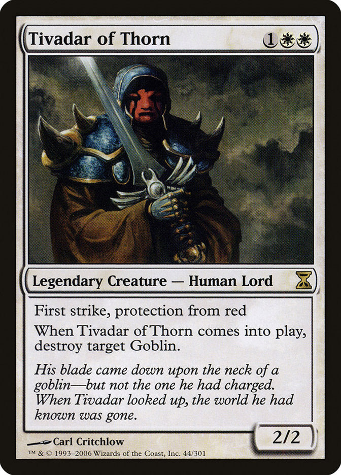 Tivadar of Thorn [Time Spiral] MTG Single Magic: The Gathering | Red Claw Gaming
