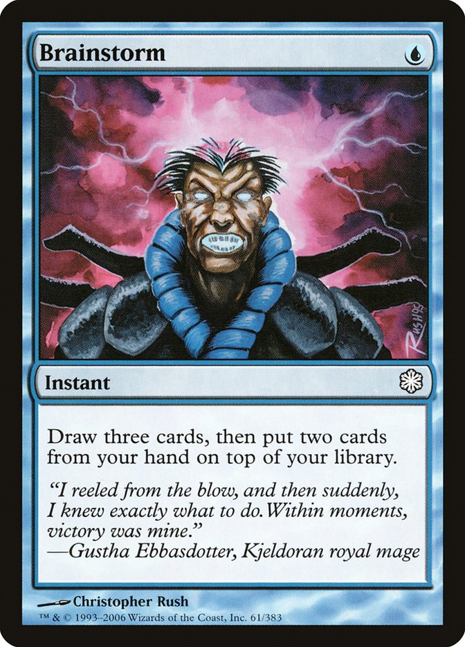 Brainstorm [Coldsnap Theme Decks] MTG Single Magic: The Gathering | Red Claw Gaming