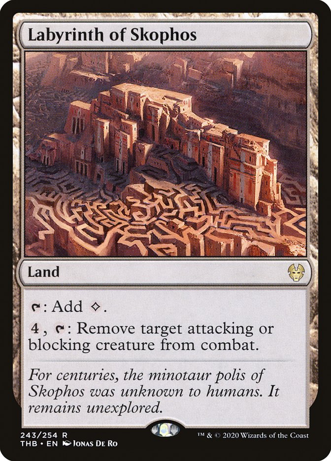 Labyrinth of Skophos [Theros Beyond Death] MTG Single Magic: The Gathering | Red Claw Gaming