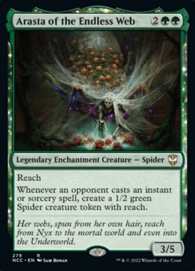 Arasta of the Endless Web [Streets of New Capenna Commander] MTG Single Magic: The Gathering | Red Claw Gaming