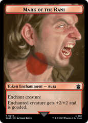 Human Noble // Mark of the Rani Double-Sided Token [Doctor Who Tokens] MTG Single Magic: The Gathering | Red Claw Gaming