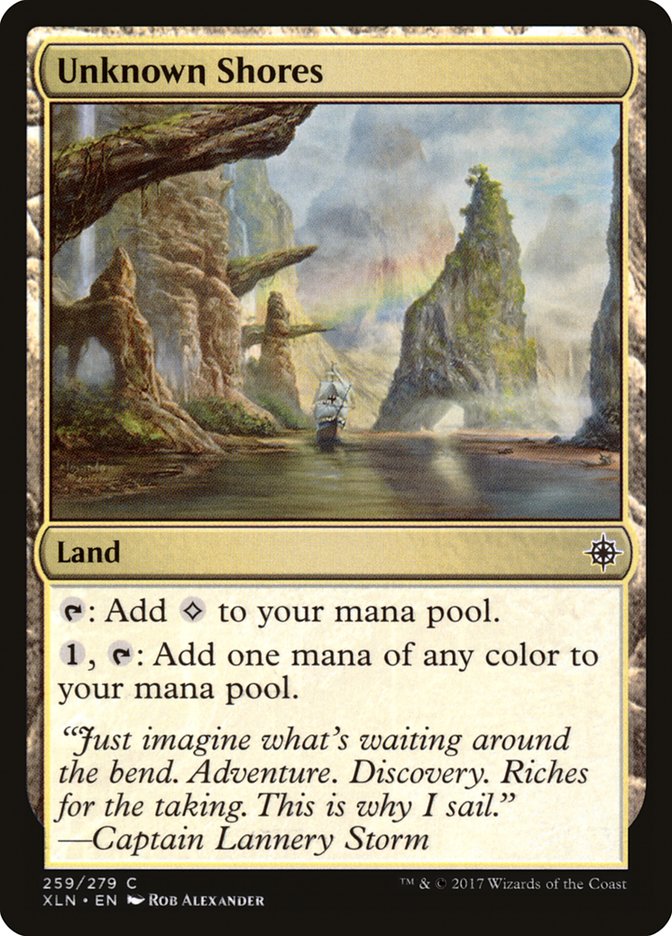 Unknown Shores [Ixalan] MTG Single Magic: The Gathering | Red Claw Gaming