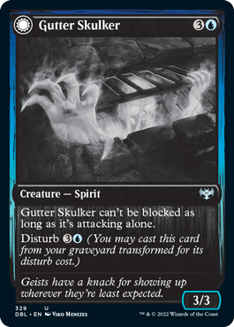 Gutter Skulker // Gutter Shortcut [Innistrad: Double Feature] MTG Single Magic: The Gathering | Red Claw Gaming
