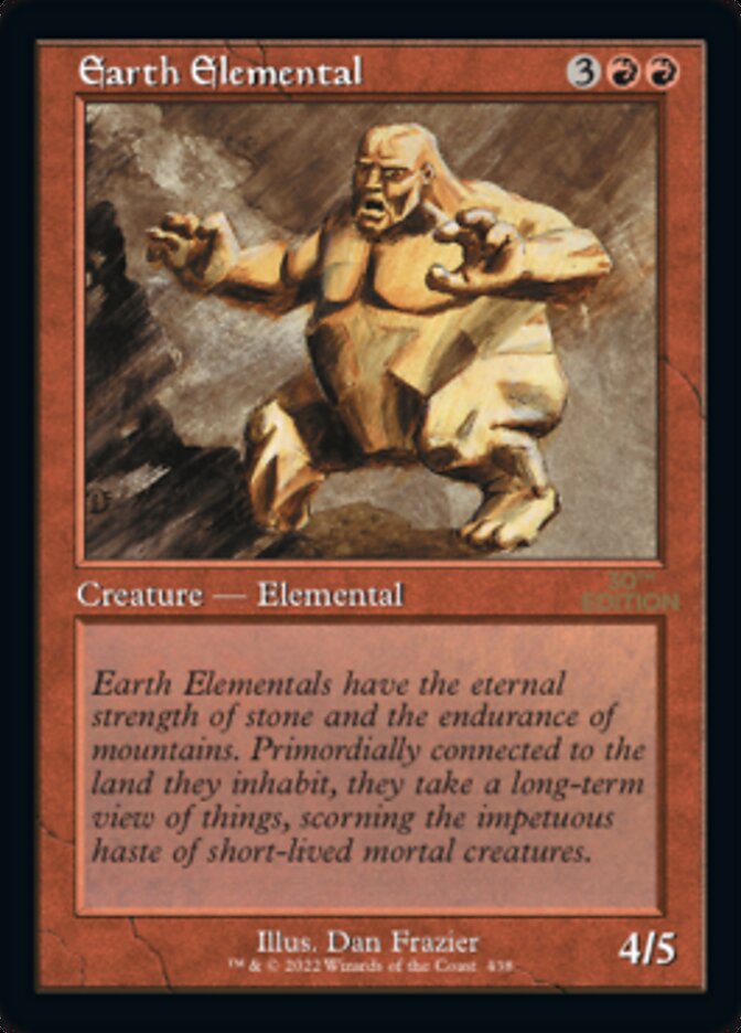 Earth Elemental (Retro) [30th Anniversary Edition] MTG Single Magic: The Gathering | Red Claw Gaming