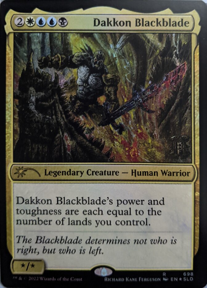 Dakkon Blackblade [Secret Lair Drop Promos] MTG Single Magic: The Gathering | Red Claw Gaming