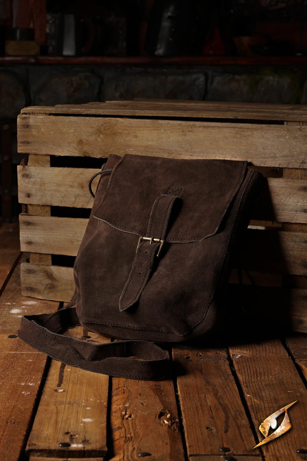 Traveler Satchel - Suede LARP Iron Fortress | Red Claw Gaming