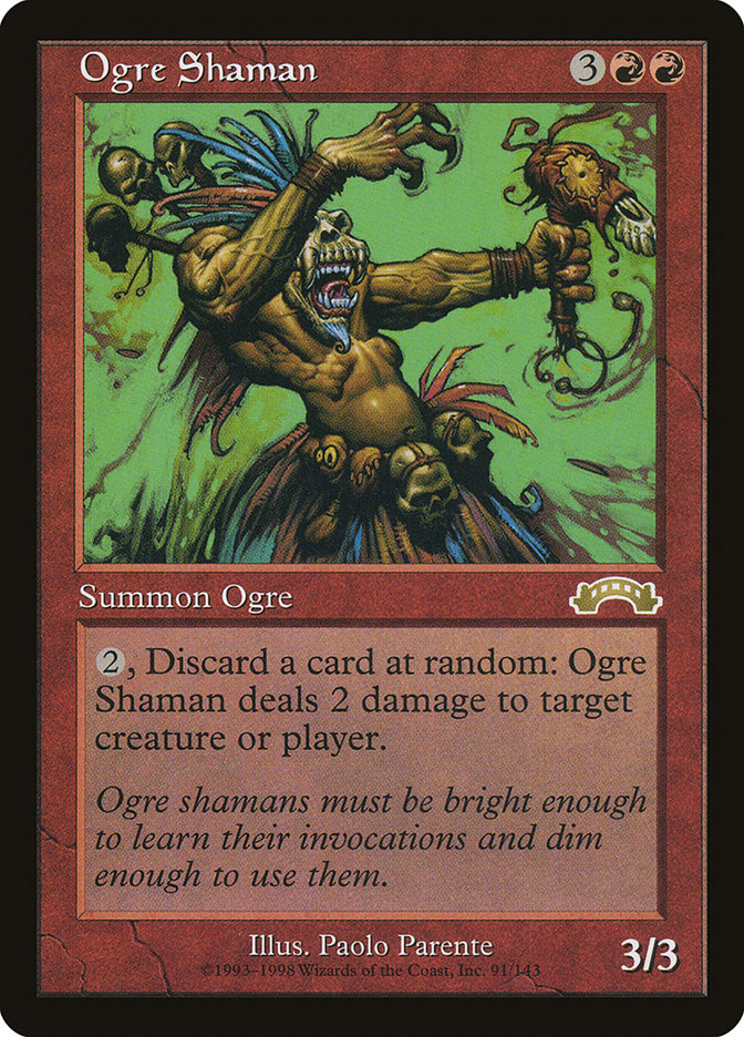 Ogre Shaman [Exodus] MTG Single Magic: The Gathering | Red Claw Gaming