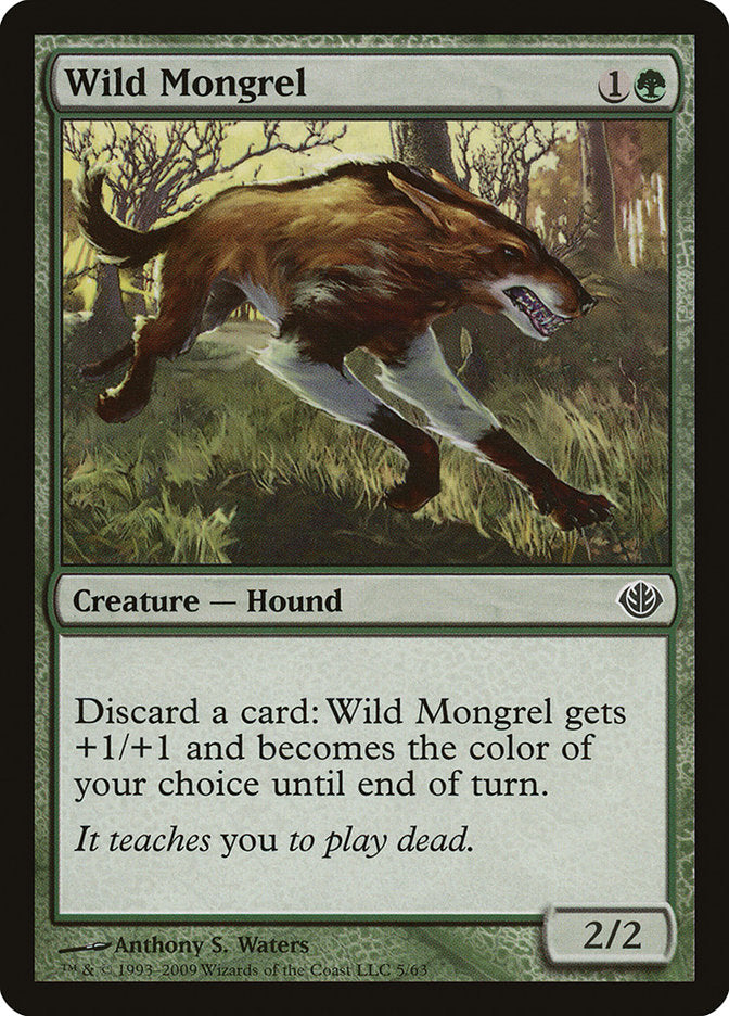 Wild Mongrel [Duel Decks: Garruk vs. Liliana] MTG Single Magic: The Gathering | Red Claw Gaming