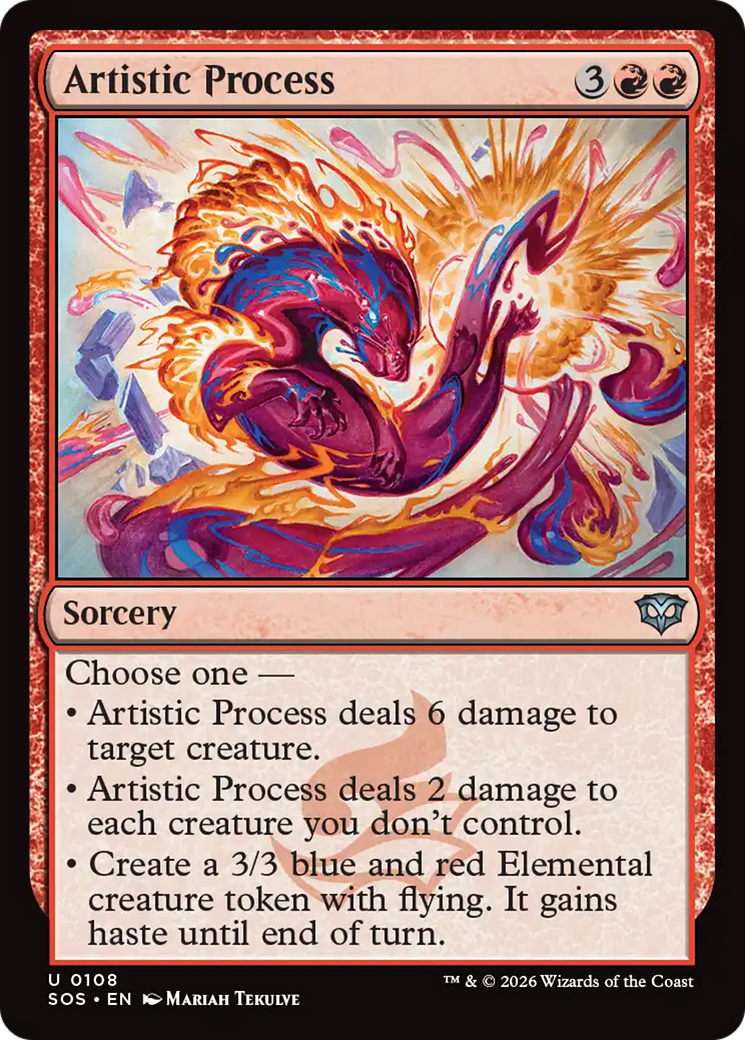 Artistic Process [Secrets of Strixhaven] | Red Claw Gaming