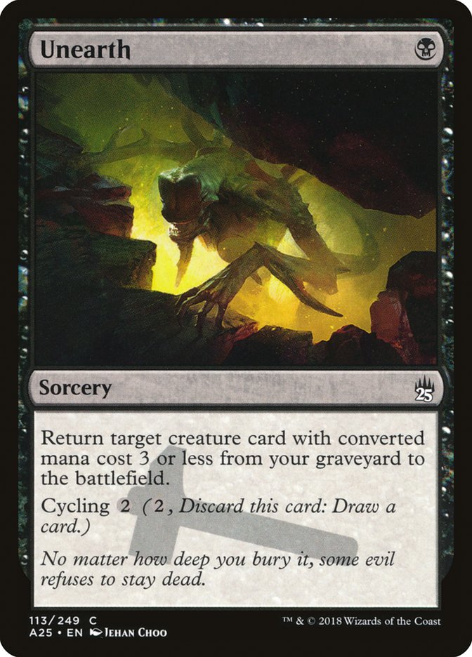 Unearth [Masters 25] MTG Single Magic: The Gathering | Red Claw Gaming