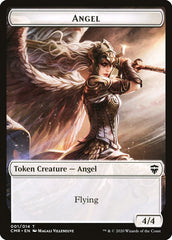 Angel // Soldier Double-Sided Token [Commander Legends Tokens] MTG Single Magic: The Gathering | Red Claw Gaming