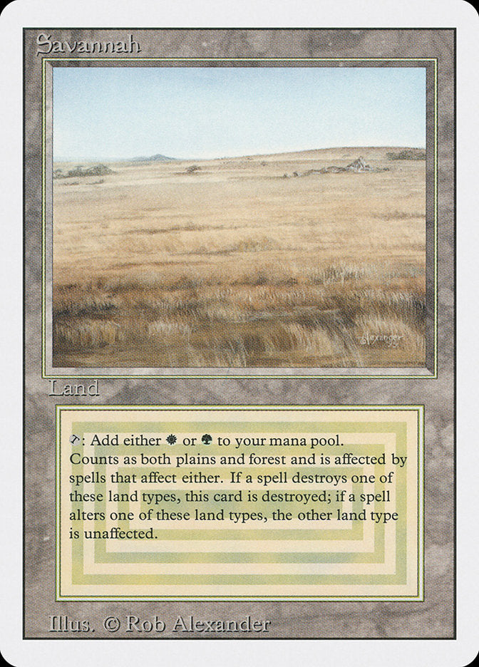Savannah [Revised Edition] MTG Single Magic: The Gathering | Red Claw Gaming