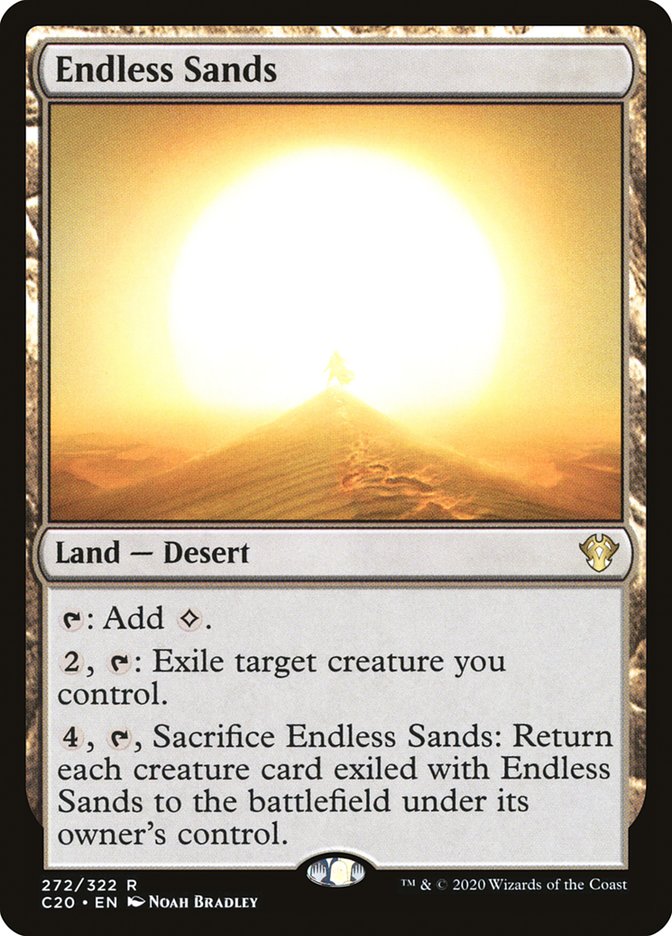 Endless Sands [Commander 2020] MTG Single Magic: The Gathering | Red Claw Gaming