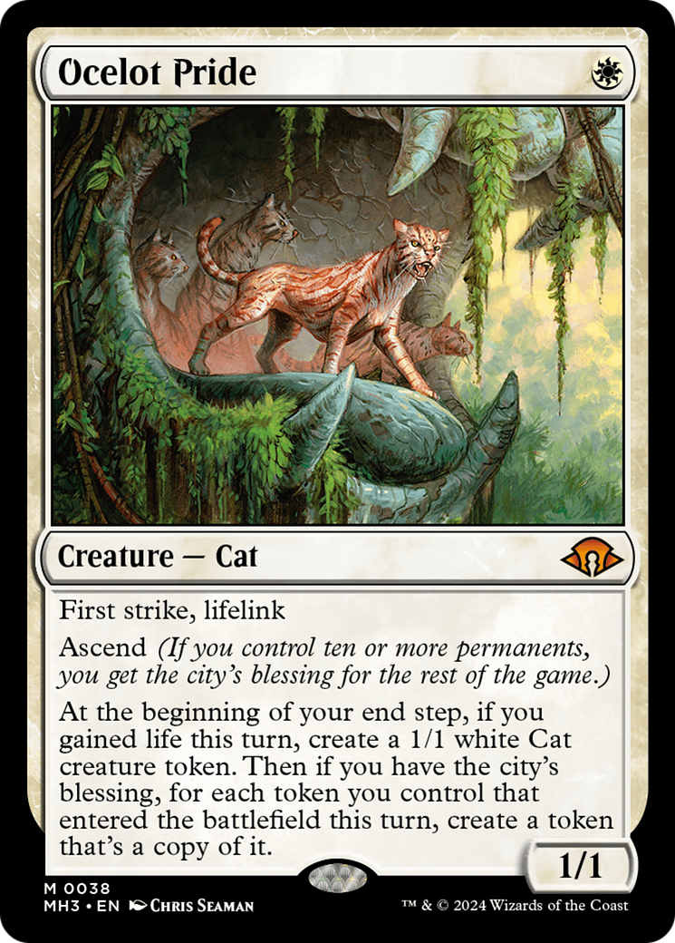Ocelot Pride [Modern Horizons 3] MTG Single Magic: The Gathering | Red Claw Gaming