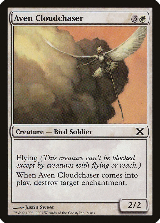 Aven Cloudchaser [Tenth Edition] MTG Single Magic: The Gathering | Red Claw Gaming