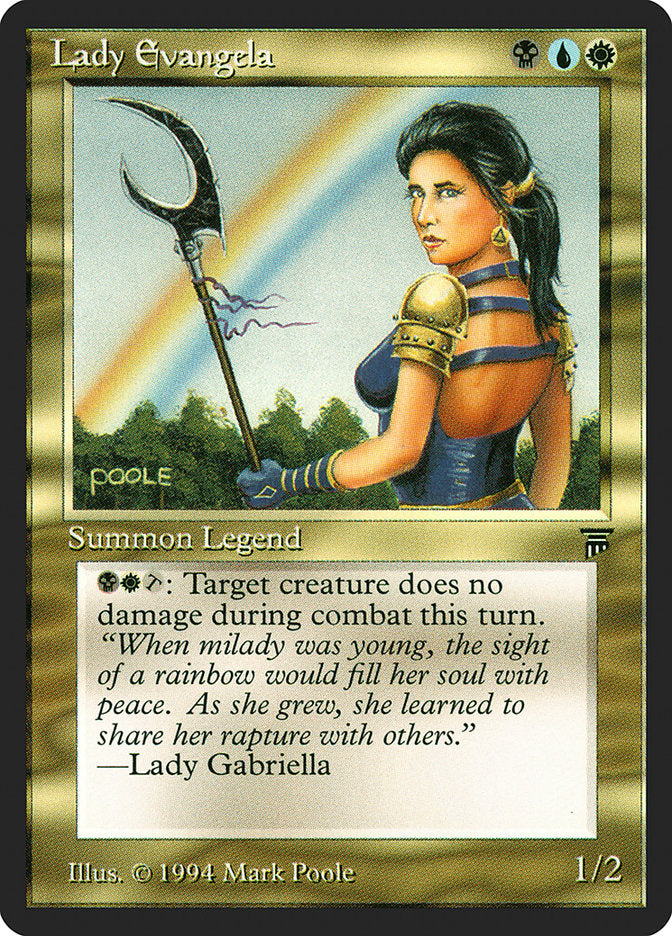 Lady Evangela [Legends] MTG Single Magic: The Gathering | Red Claw Gaming