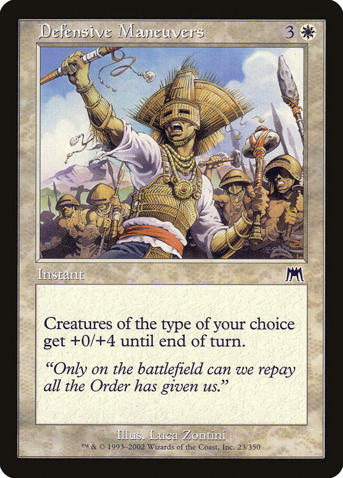 Defensive Maneuvers [Onslaught] MTG Single Magic: The Gathering | Red Claw Gaming