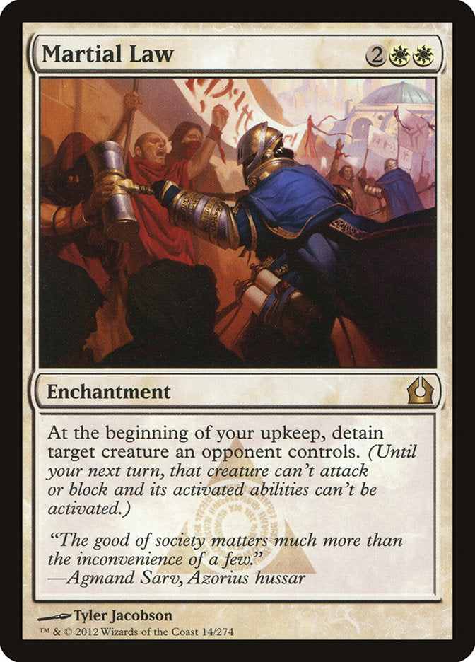 Martial Law [Return to Ravnica] MTG Single Magic: The Gathering | Red Claw Gaming