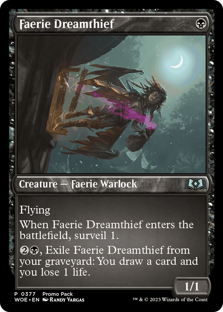 Faerie Dreamthief (Promo Pack) [Wilds of Eldraine Promos] MTG Single Magic: The Gathering | Red Claw Gaming