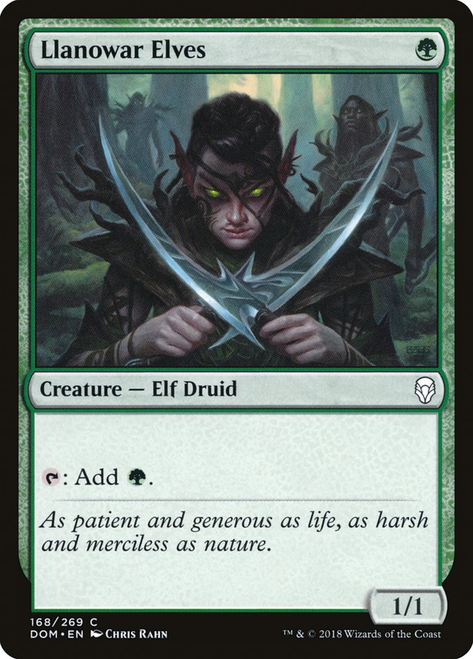 Llanowar Elves [Dominaria] MTG Single Magic: The Gathering | Red Claw Gaming