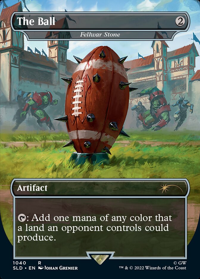 The Ball - Fellwar Stone (Borderless) [Secret Lair Drop Series] MTG Single Magic: The Gathering | Red Claw Gaming