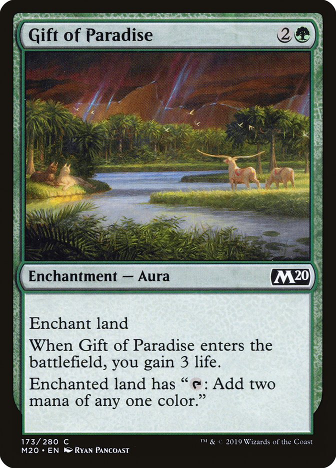 Gift of Paradise [Core Set 2020] MTG Single Magic: The Gathering | Red Claw Gaming