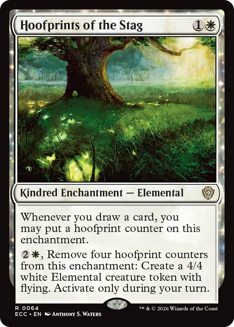 Hoofprints of the Stag [Lorwyn Eclipsed Commander] MTG Single Magic: The Gathering | Red Claw Gaming