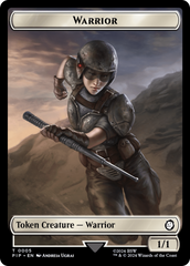 Radiation // Warrior Double-Sided Token [Fallout Tokens] MTG Single Magic: The Gathering | Red Claw Gaming