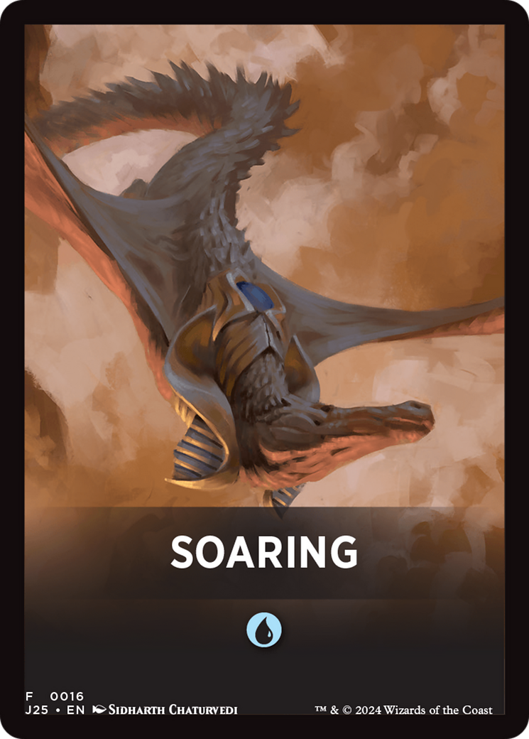 Soaring Theme Card [Foundations Jumpstart Front Cards] MTG Single Magic: The Gathering | Red Claw Gaming