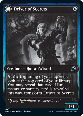 Delver of Secrets // Insectile Aberration [Innistrad: Double Feature] MTG Single Magic: The Gathering | Red Claw Gaming