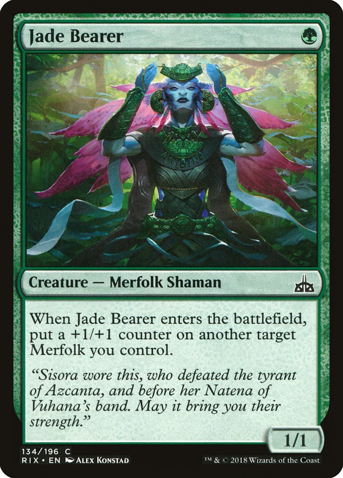 Jade Bearer [Rivals of Ixalan] MTG Single Magic: The Gathering | Red Claw Gaming