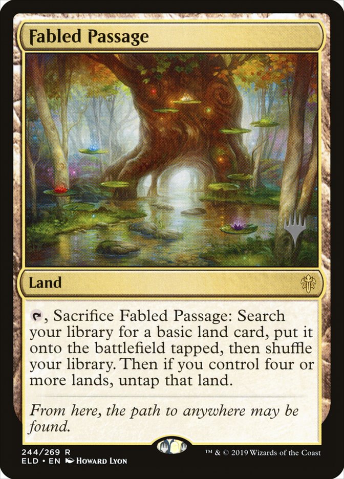 Fabled Passage (Promo Pack) [Throne of Eldraine Promos] MTG Single Magic: The Gathering | Red Claw Gaming